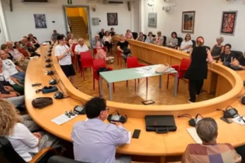 La presentazione della Università delle tre età a Porto Torres (foto Pala)