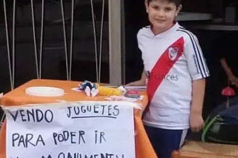 Il piccolo sognatore (foto dal profilo Fb del fan club)