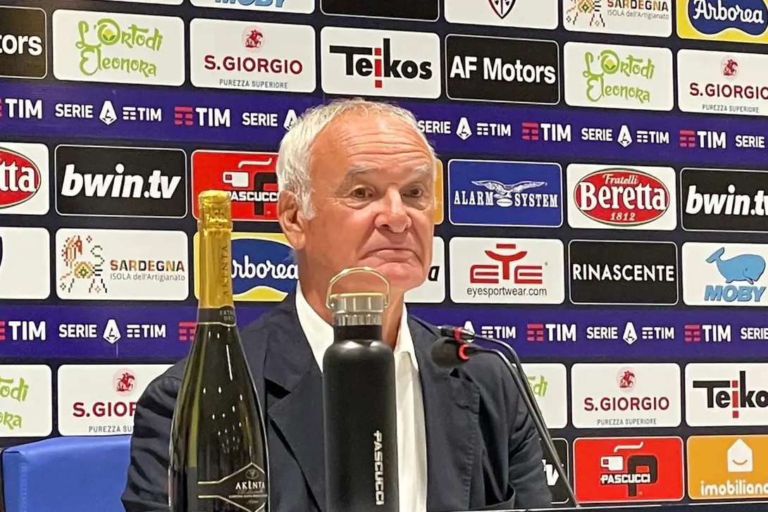 Claudio Ranieri, allenatore del Cagliari (foto archivio)