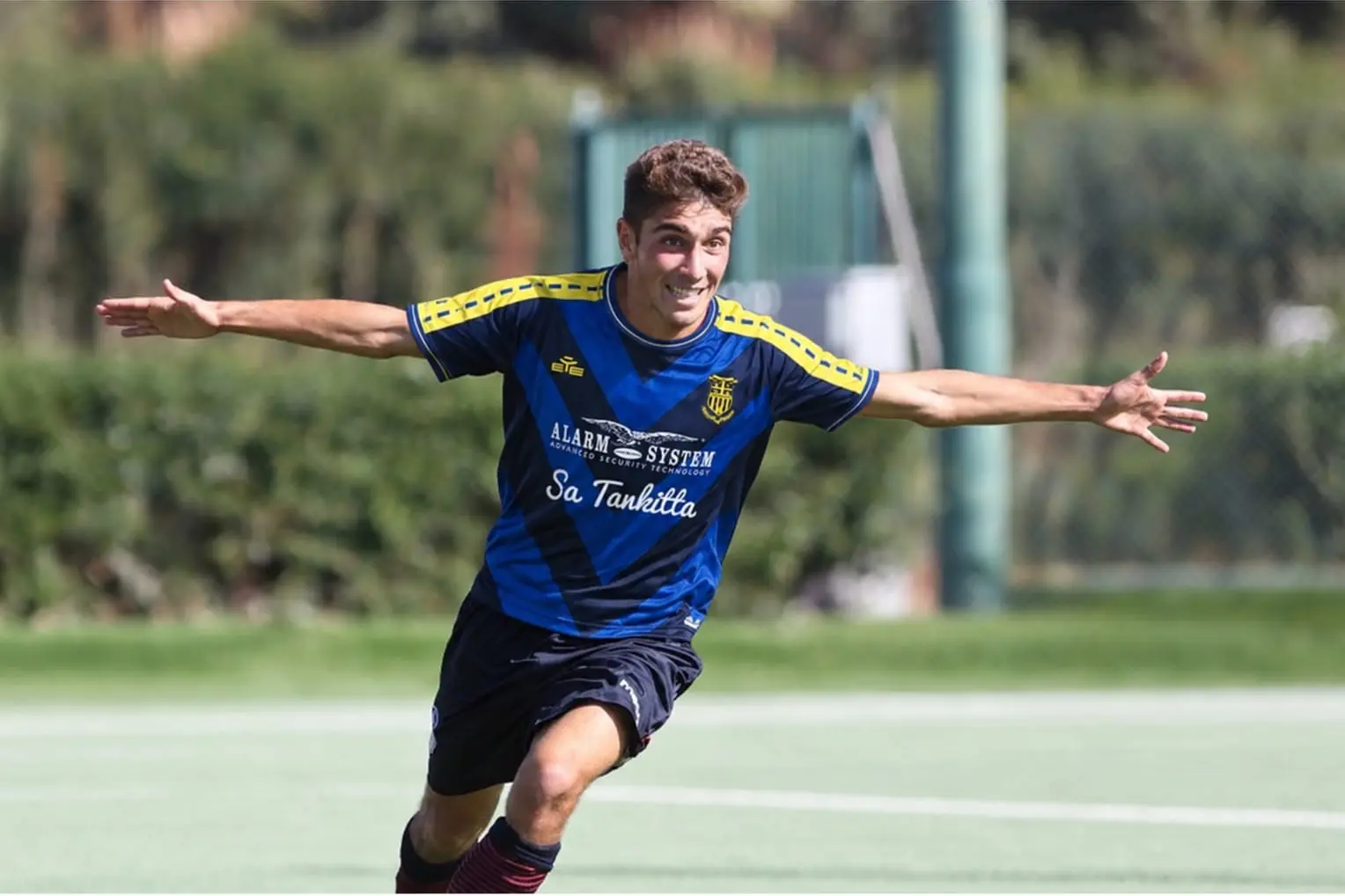 Porcheddu, autore del gol del Villasimius