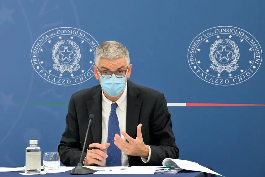 Il portavoce del Cts, Silvio Brusaferro (foto Ansa)