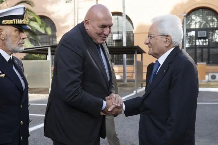 Guido Crosetto e Sergio Mattarella