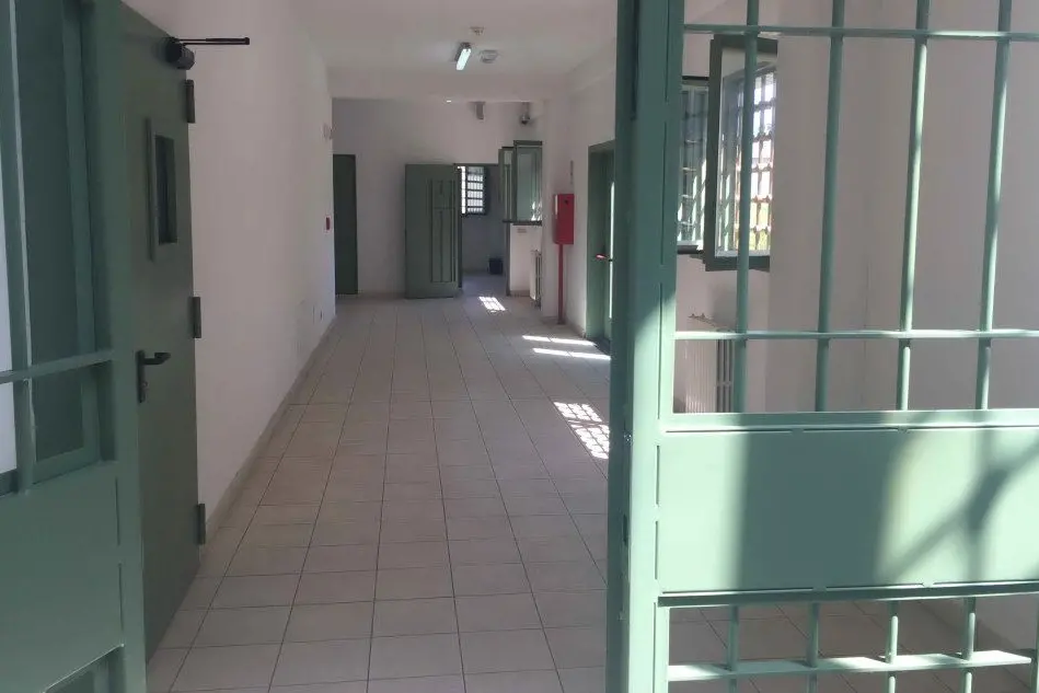 L'interno del carcere di Massama (L'Unione Sarda - Sanna)