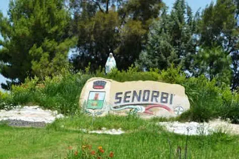 L'ingresso di Senorbì (L'Unione Sarda)