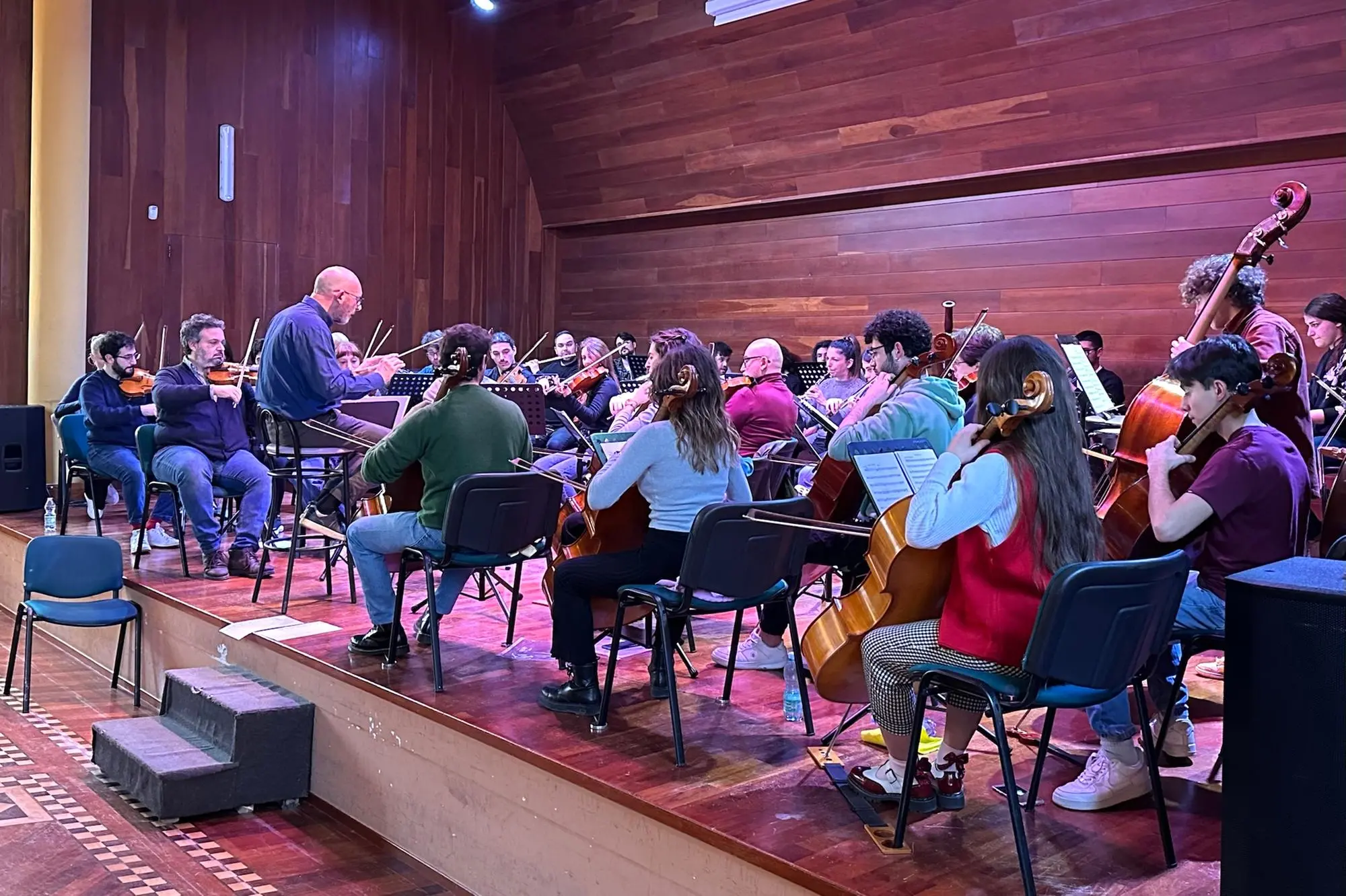 Prove d'orchestra della Canepa in vista del concerto a Sassari