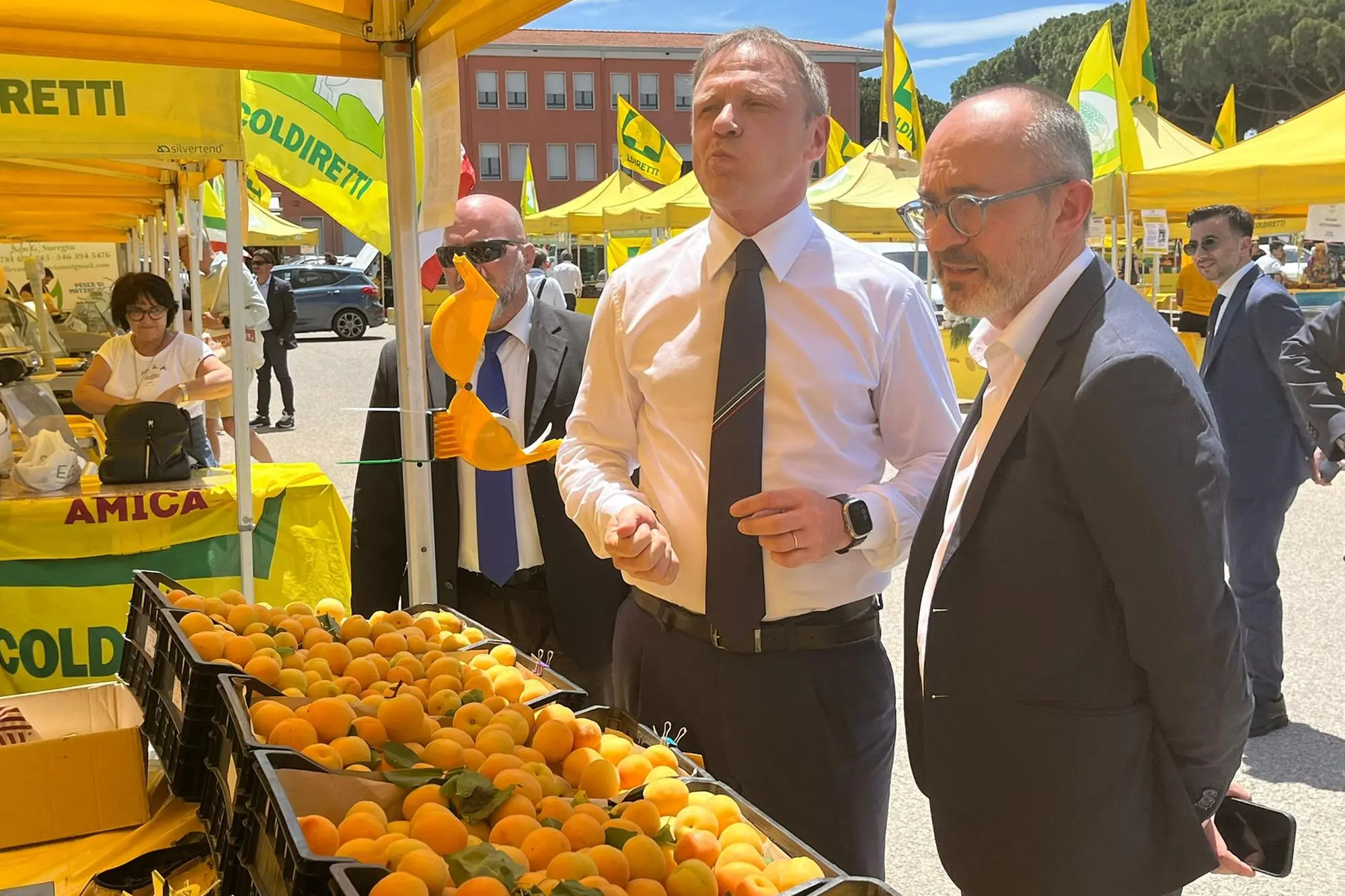 Francesco Lollobrigida a Cagliari con Paolo Truzzi (foto Piras)