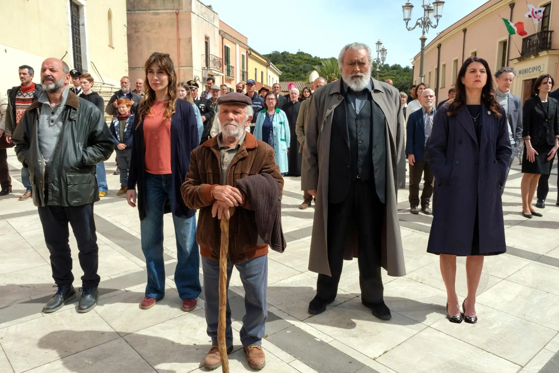 Una scena del film “La vita va così” (foto Claudio Iannone)