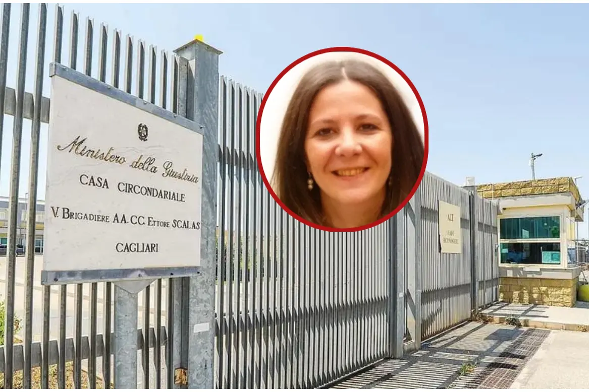 Il carcere di Uta, nel dettaglio la garante Irene Testa (Foto archivio US)