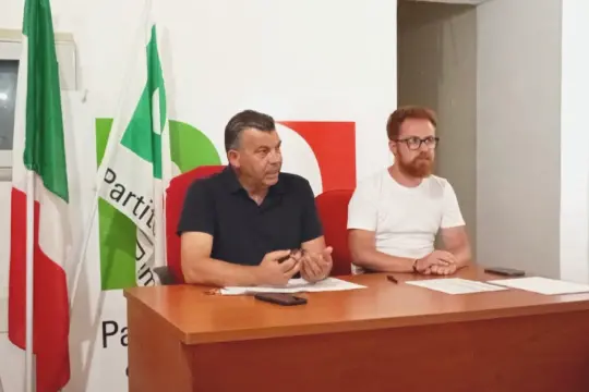 L'incontro del direttivo Pd a Porto Torres (foto Pala)
