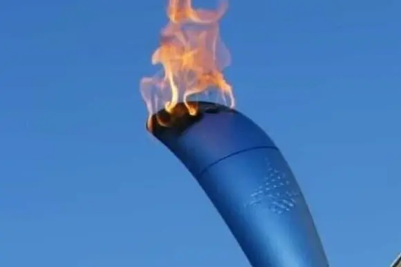La Fiamma Olimpica che passerà per Porto Torres (foto concessa)