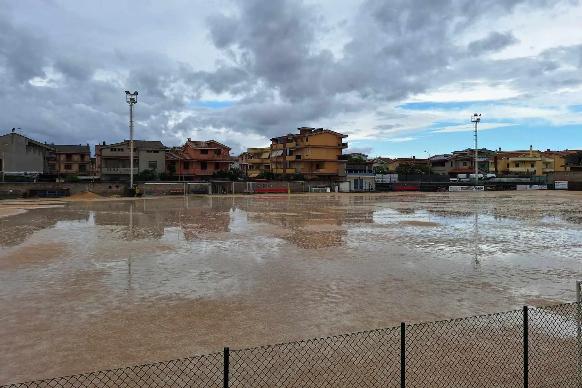 Il campo utilizzato dalla Polisportiva Sestu (foto Cabras)