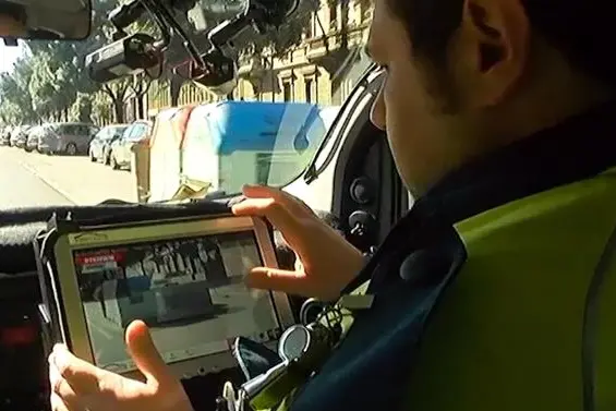 La Polizia Locale di Verona (Ansa)