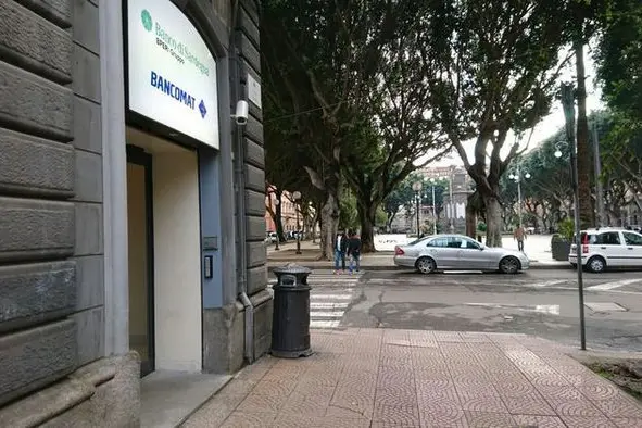 Una filiale del Banco di Sardegna (Archivio L'Unione Sarda)