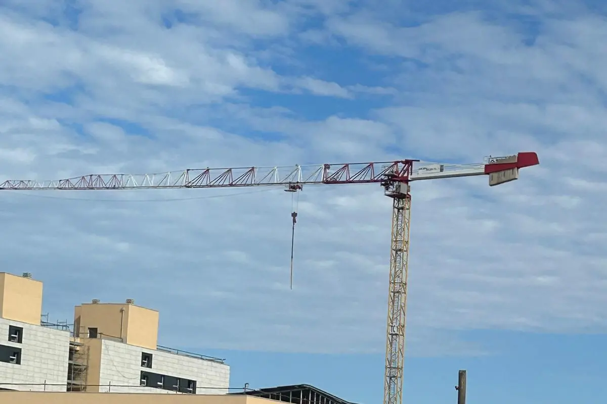 Il cantiere del nuovo ospedale di San Gavino