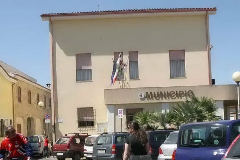 Il Comune di Ussana (foto L'Unione Sarda - Serreli)