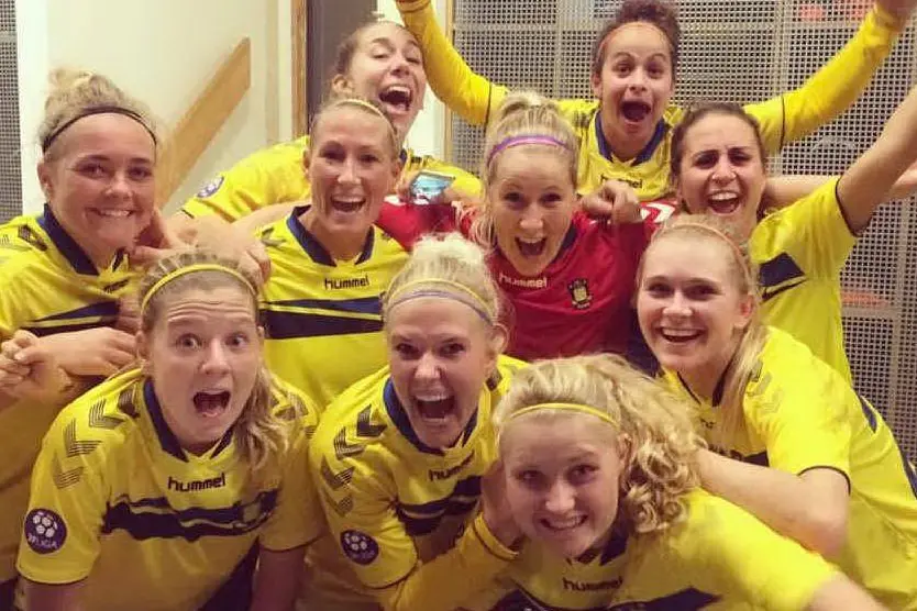 Le giocatrici del Brondby