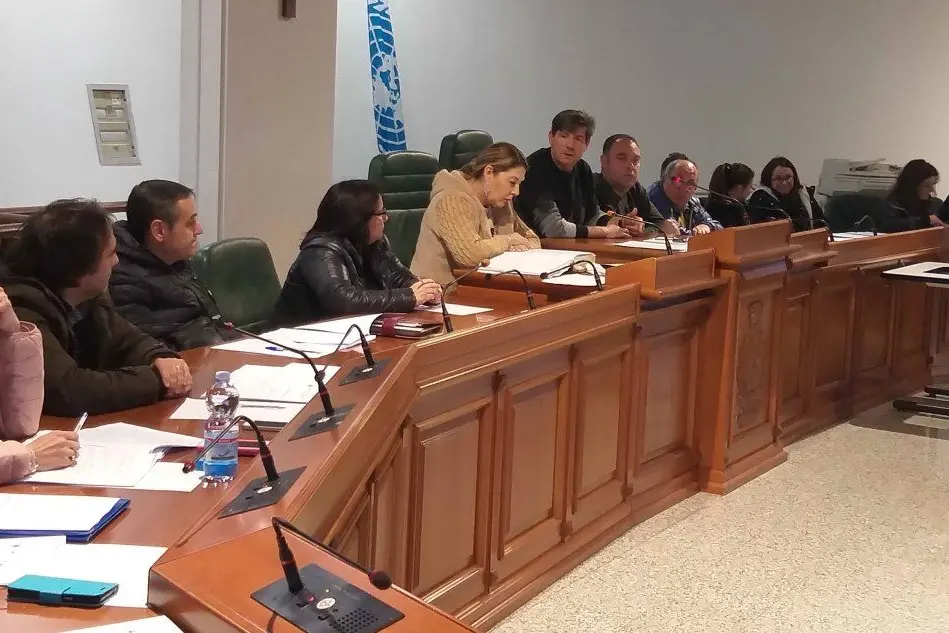 La seduta del Consiglio Comunale (L'Unione Sarda - Farris)