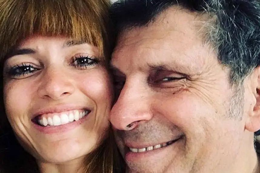 Carlotta Mantovan in uno scatto con Fabrizio Frizzi (foto Instagram @CarlottaMantovan)