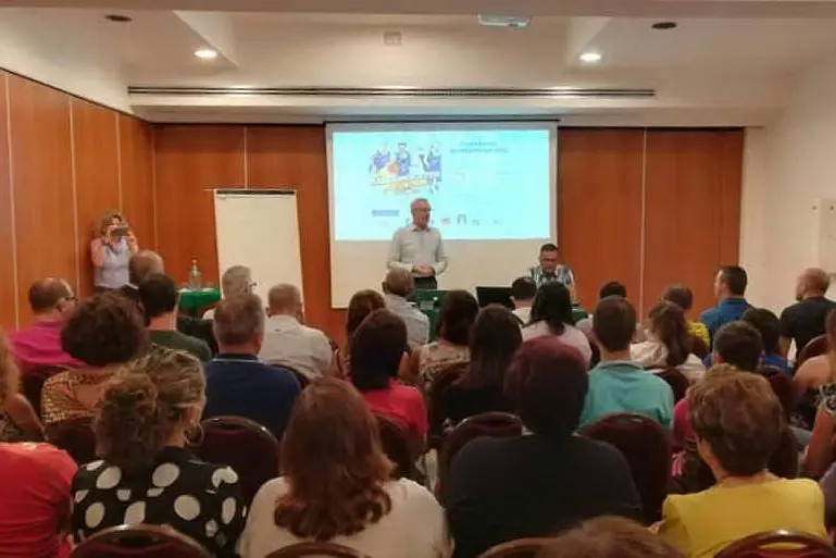 La conferenza di presentazione (foto L'Unione Sarda - Garau)