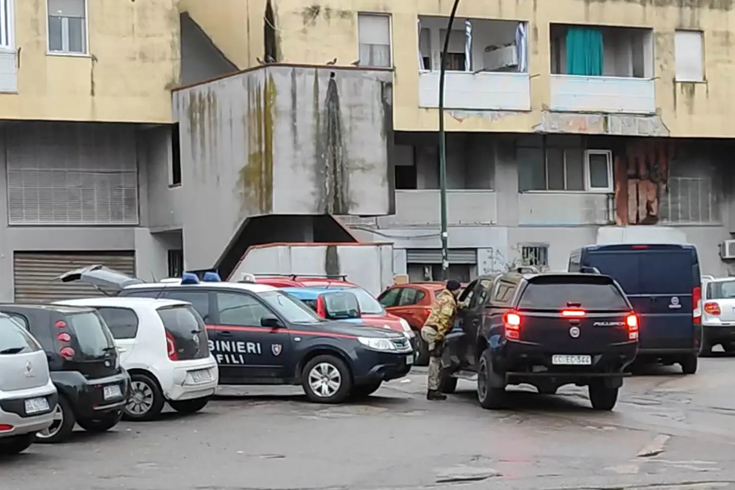 L'operazione dei carabinieri a Sassari (L'Unione Sarda - Calvi)