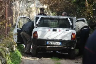 il luogo dell'omicidio di ciriaco basile (foto massimo locci)