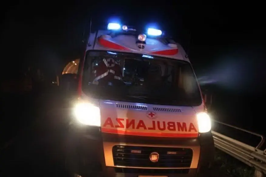 Un'ambulanza