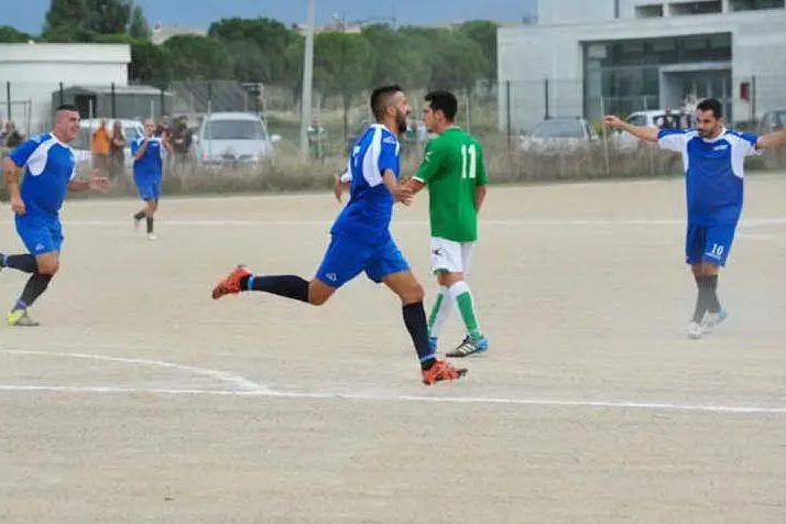 Alessio Garau, giocatore dell'Azzurra Monserrato