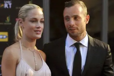 Oscar Pistorius con la fidanzata