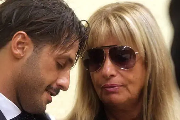 Fabrizio Corona con sua madre Gabriella