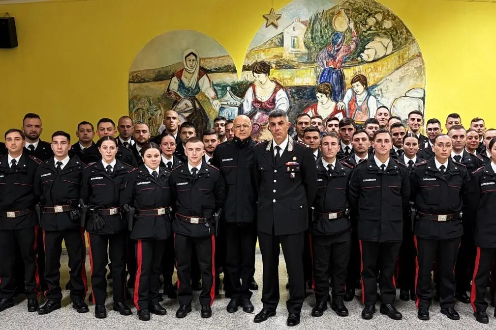 I nuovi carabinieri a Nuoro (foto Ledda)