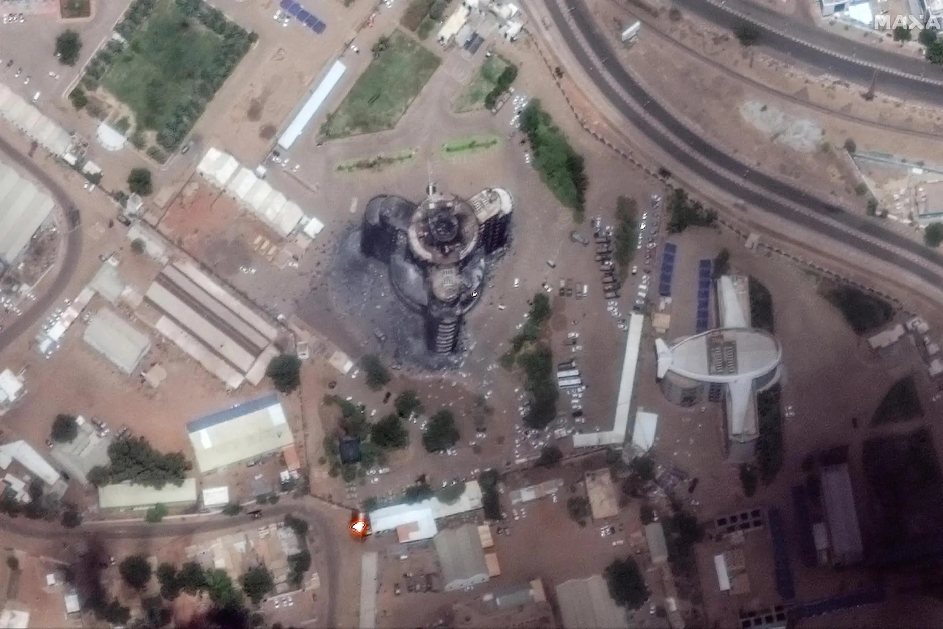 La capitale Khartoum vista dall'alto (Ansa - Epa)
