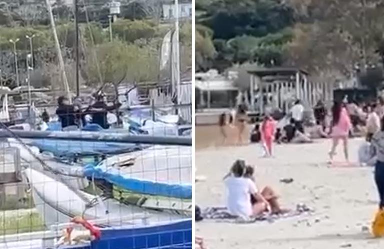 In trappola la banda dei furti al Poetto: il video di inseguimento e cattura in spiaggia