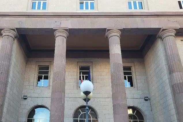 Il tribunale di Sassari (foto Floris)