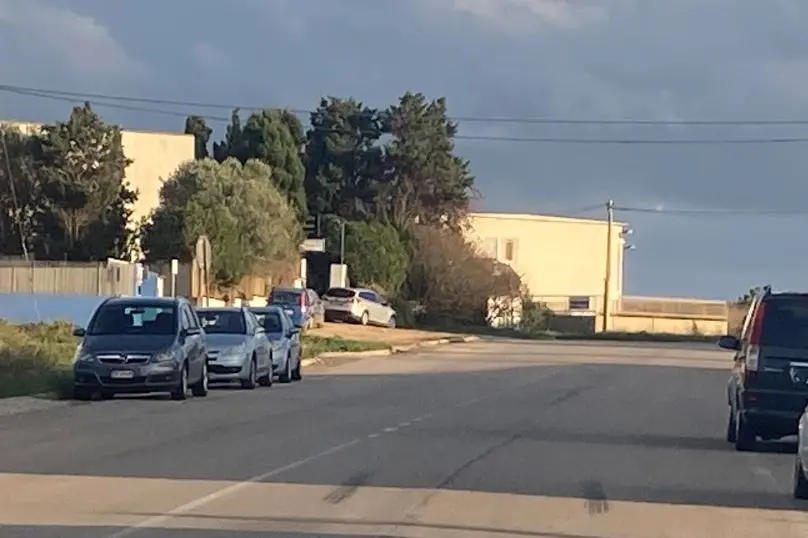 Via Pigafetta, area artigianale di Porto Torres (foto Pala)