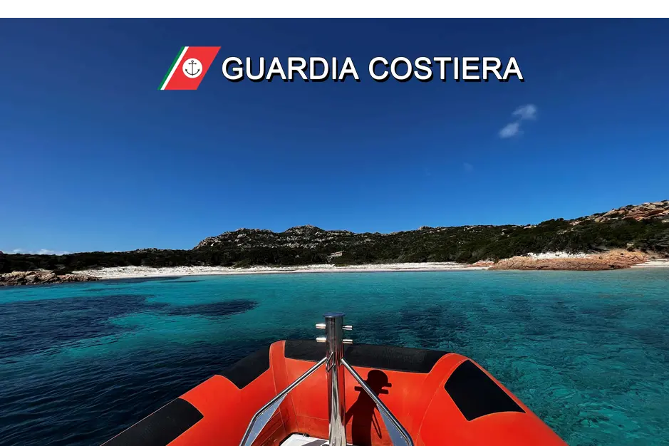 La spiaggia Rosa di Budelli (foto Guardia Costiera)
