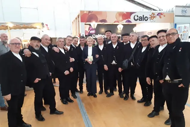 Il coro di Nulvi in Svizzera (foto concessa)