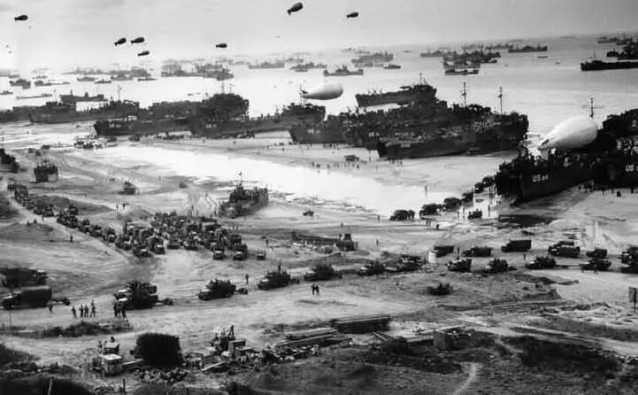 Una panoramica che rende l'idea dell'imponenza dell'operazione