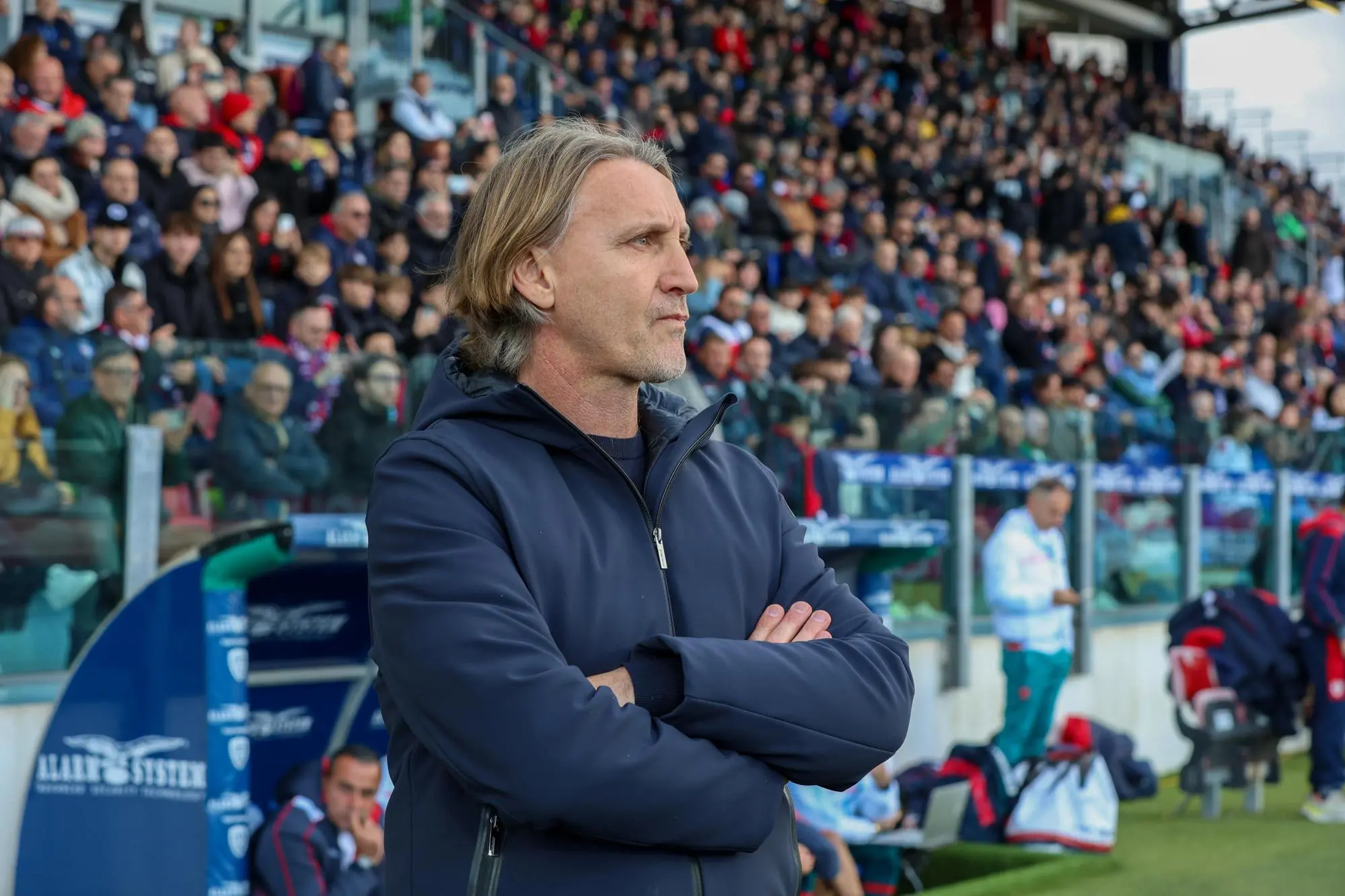 Davide Nicola in Cagliari-Atalanta (foto Ansa)