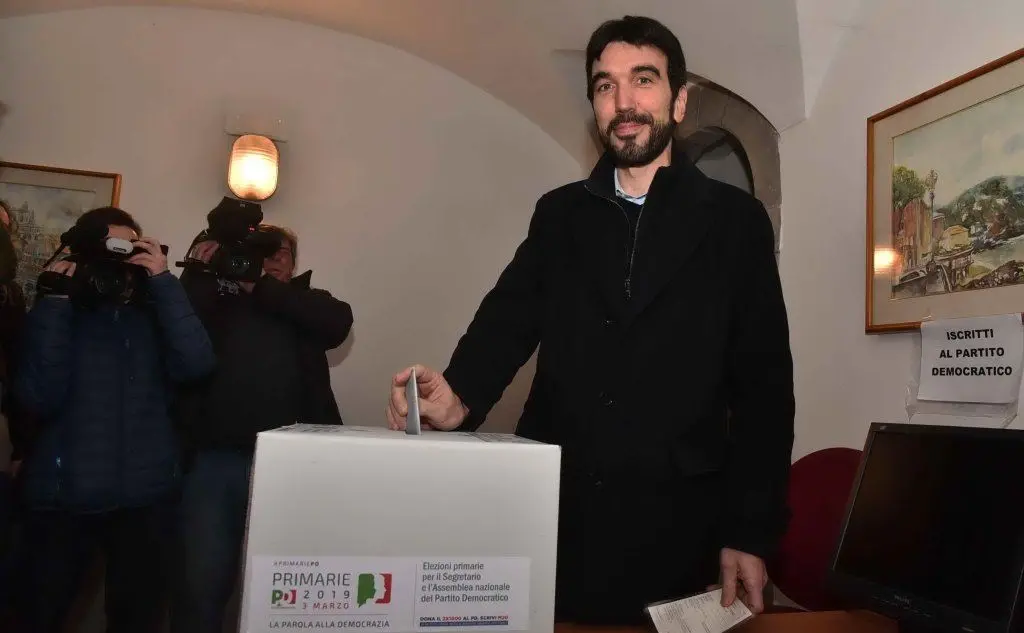 Maurizio Martina ha votato a Bergamo