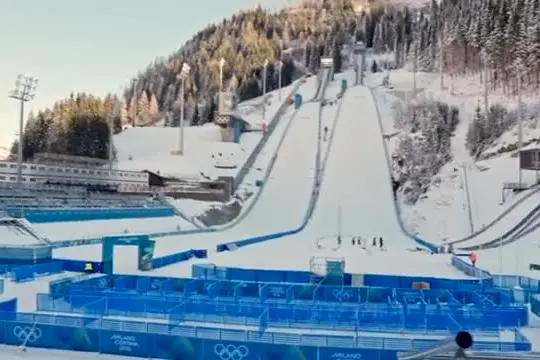 Inaugurati a Predazzo il Villaggio Olimpico e lo Stadio del Salto
