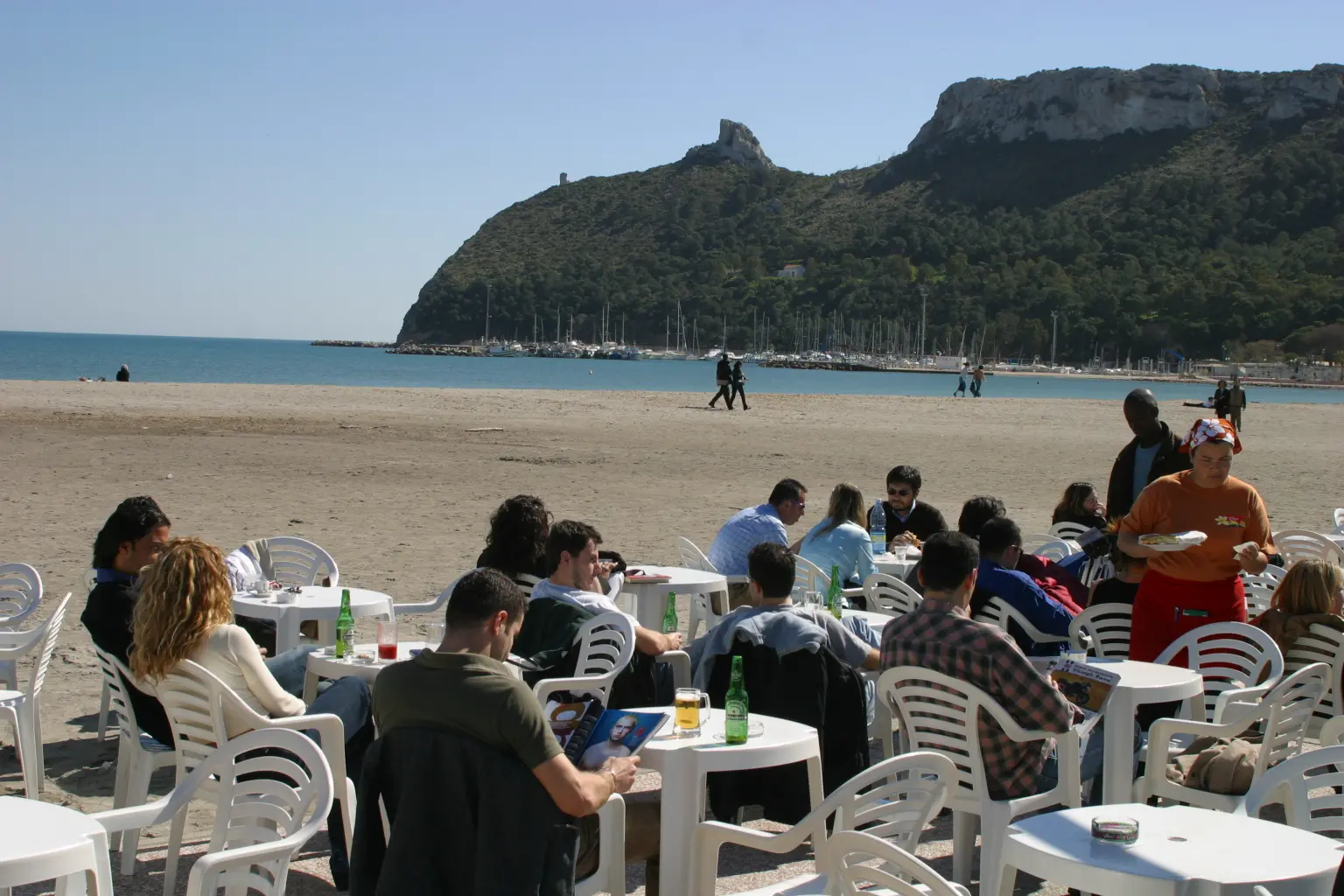 Il Poetto d'inverno  (Archivio L'Unione Sarda)