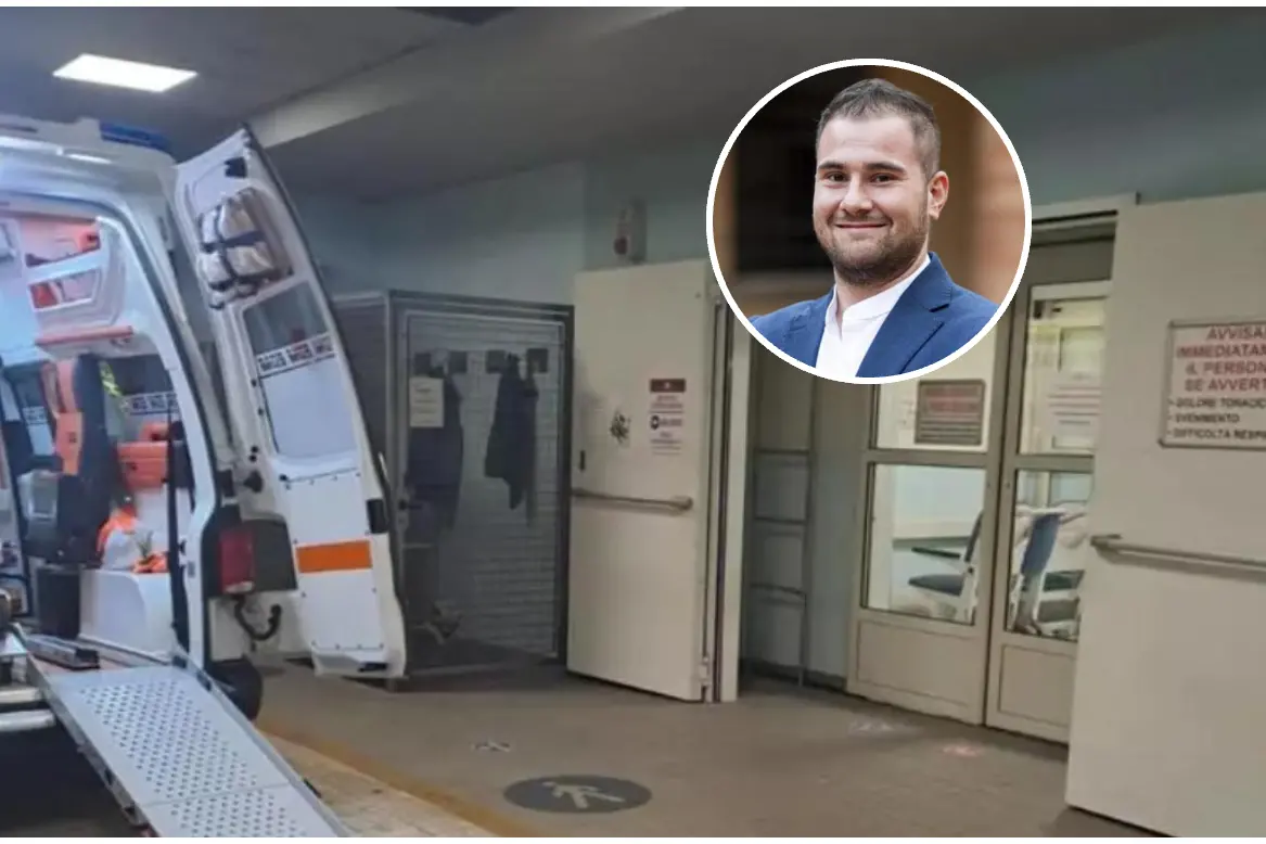 Nel tondo, Luca Spada (foto Ansa)