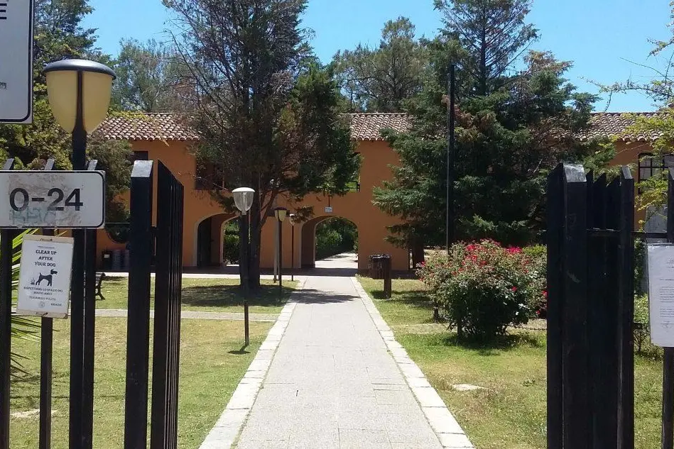 L'ingresso al parco Scarzella