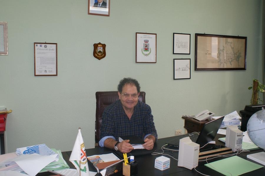 Il sindaco di San Gavino Monreale, Carlo Tomasi (foto Pittau)