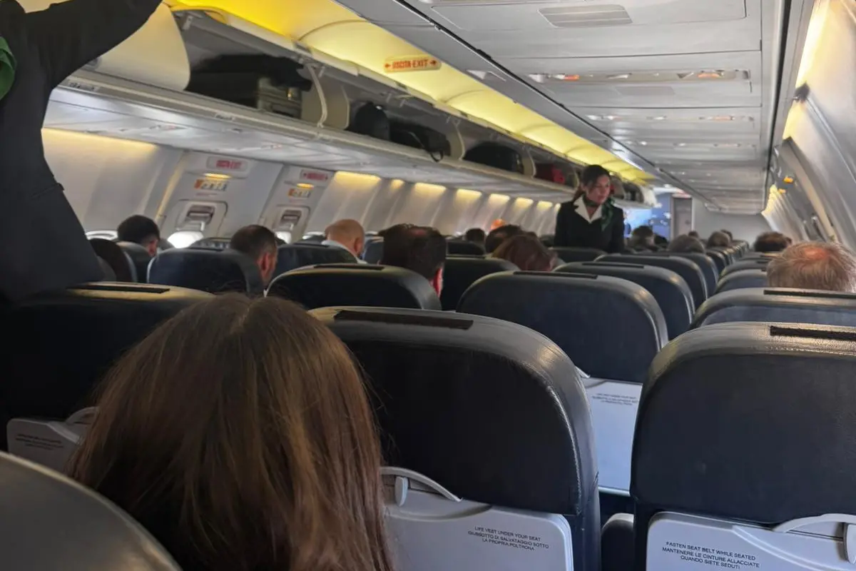 I passeggeri a bordo del volo