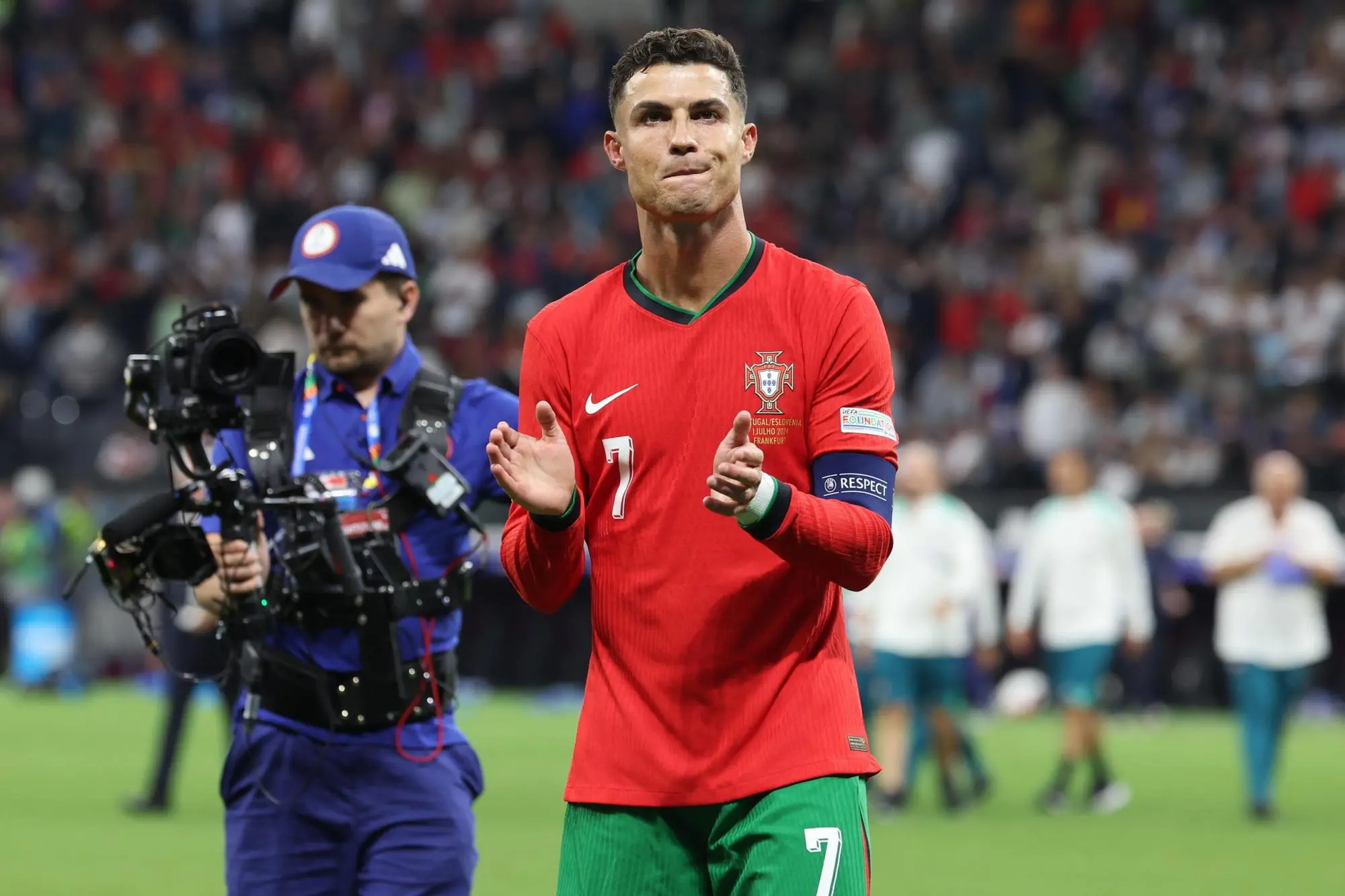 Cristiano Ronaldo (Ansa-Epa)