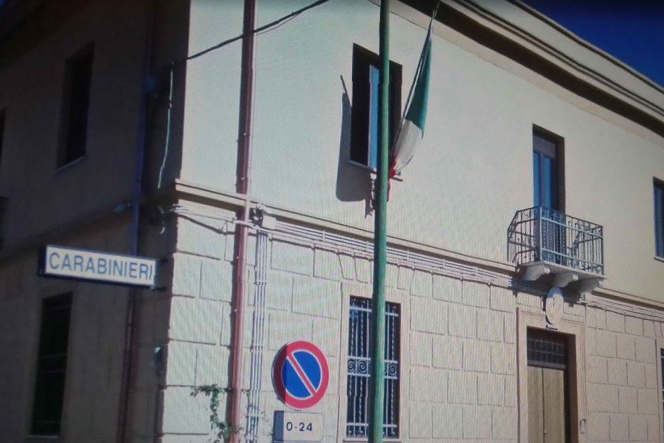 La stazione carabinieri di Narcao (L'Unione Sarda - Scano)