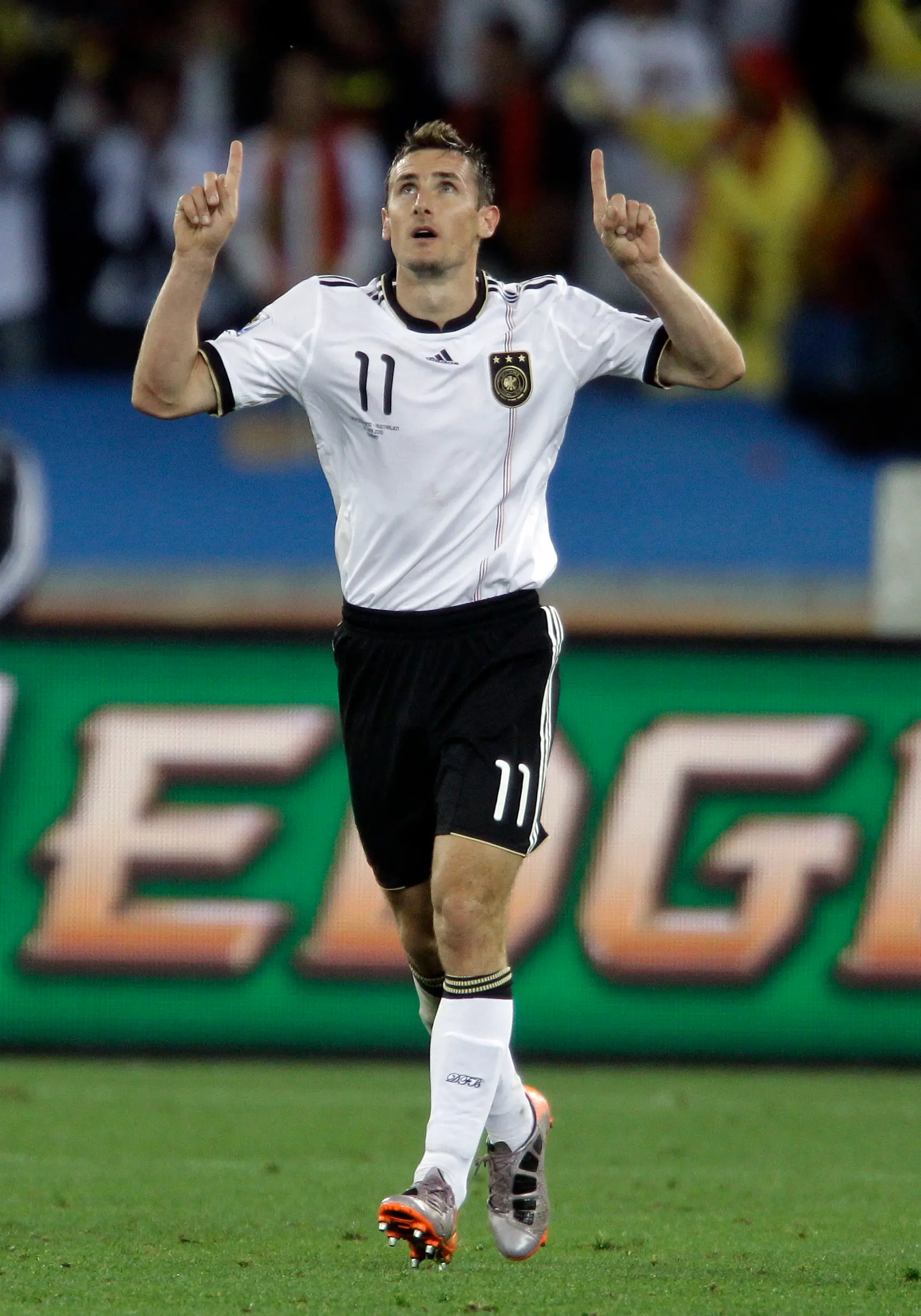 Miroslav Klose, tedesco, miglior marcatore nella storia del Mondiale di calcio (archivio)