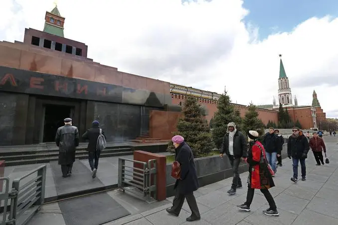 Il mausoleo di Lenin (Ansa - Epa)