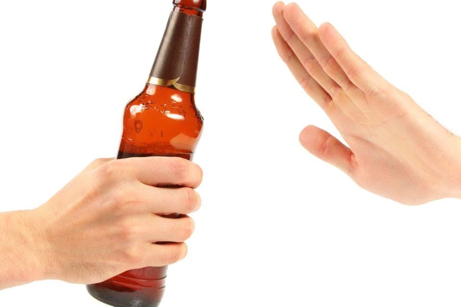 Combattere l'alcolismo. Immagine simbolo